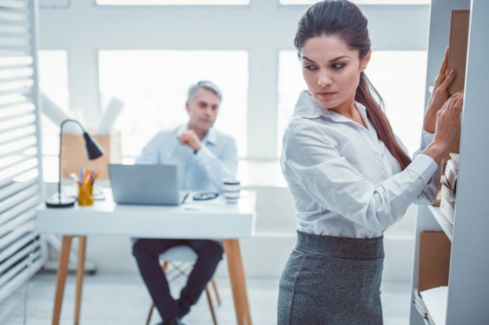 women are being harassed in the workplace