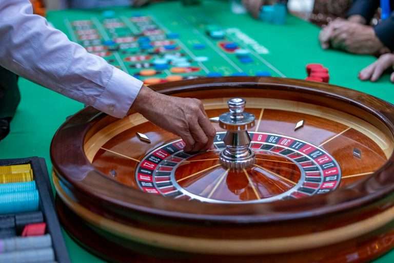 Works in gambling establishments