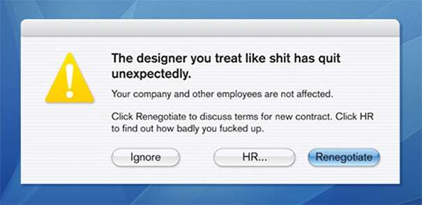 The Designer Who Left a Desktop Alert That Couldn't Be Dismissed