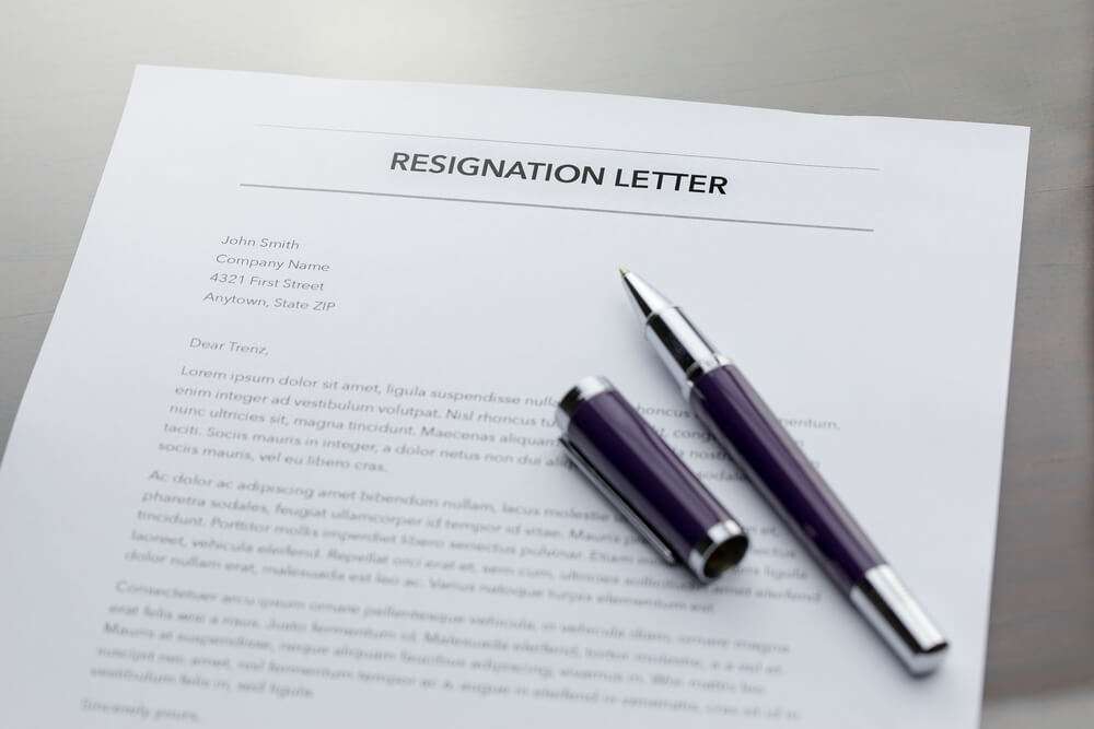 Retracting resignation case